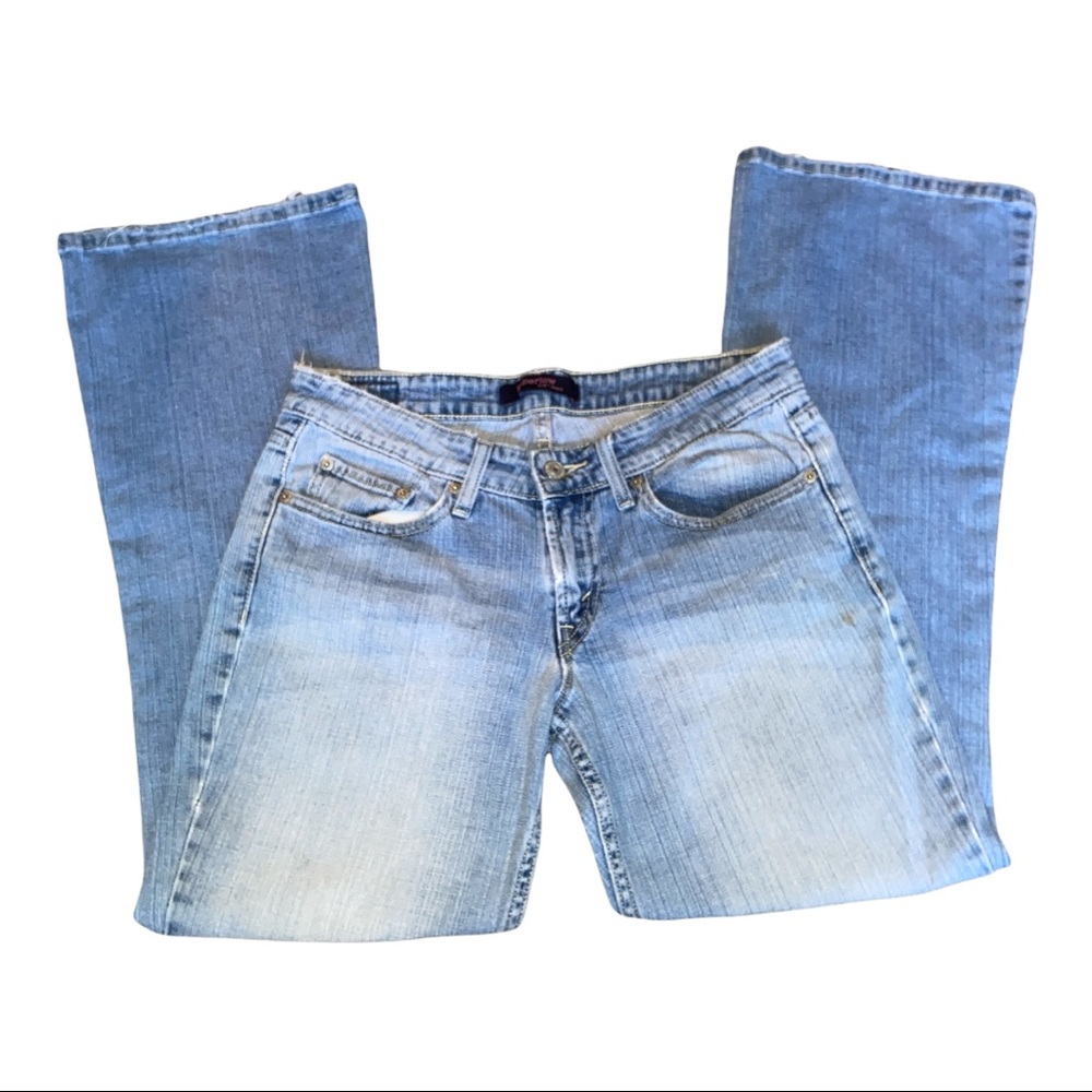 Levi’s Super Low Boot Cut Light Wash Denim Size 3 S/C